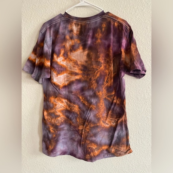 Tultex Women’s Tie-Dye Pumpkin Graphic T-Shirt size L - Picture 2 of 4